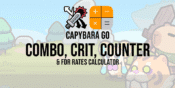 capybara go combo rate, crit, counter, fdr calculator
