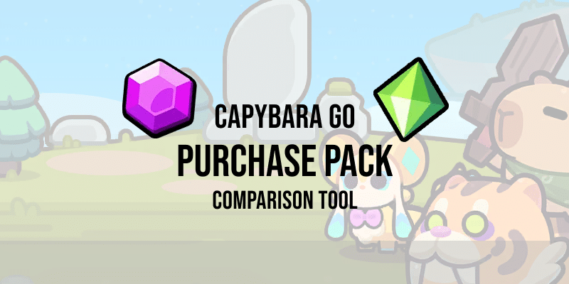 capybara go purchase pack comparison tool